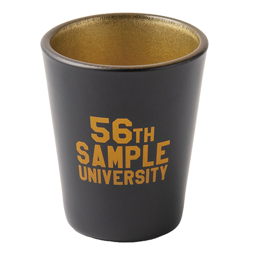 墨黒ショットグラス(50ml)(ゴールド)