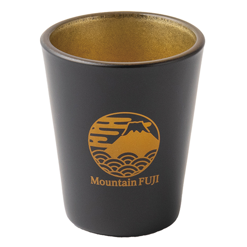 墨黒ショットグラス(50ml)(ゴールド)