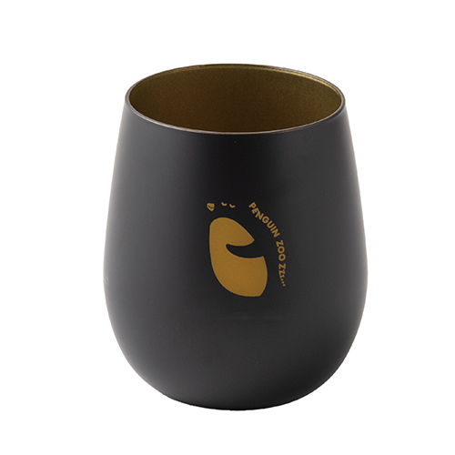 墨黒ラウンドグラス(360ml)(ゴールド)
