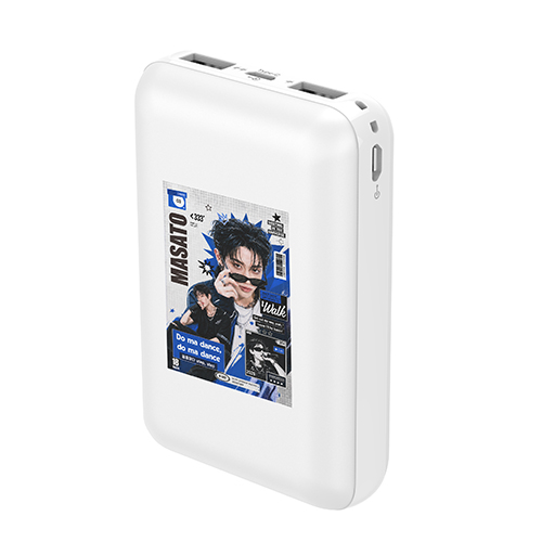 準固体モバイルバッテリー10,000mAh(白)