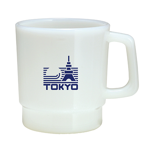 ミルクガラススタイル マグカップ(340ml)(白)