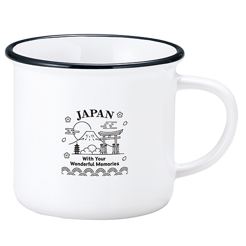 ホーローライクマグ(250ml)(黒)