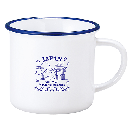 ホーローライクマグ(250ml)(ネイビー)