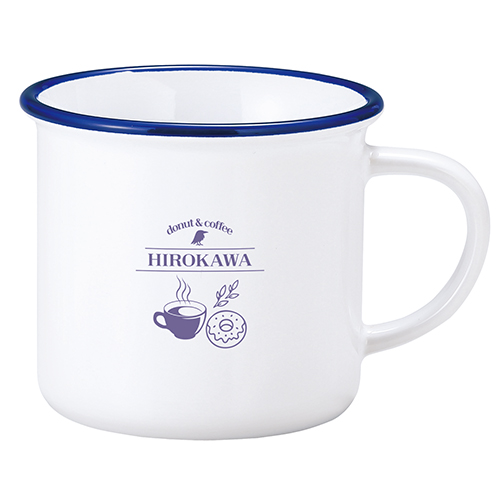 ホーローライクマグ(250ml)(ネイビー)