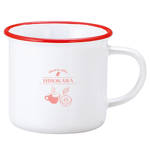 ホーローライクマグ(250ml)(レッド)