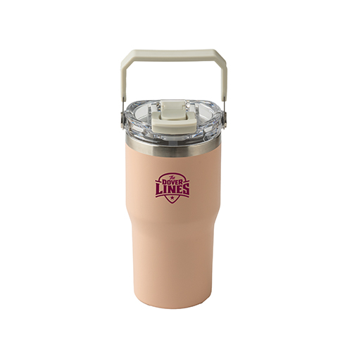 ストロー付き2WAYタンブラー(600ml)(ピンク)