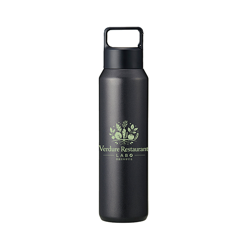 真空セラミック炭酸ボトル(800ml)(黒)