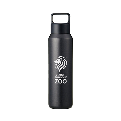 真空セラミック炭酸ボトル(800ml)(黒)