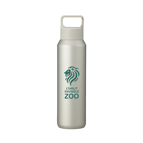 真空セラミック炭酸ボトル(800ml)(グレージュ)