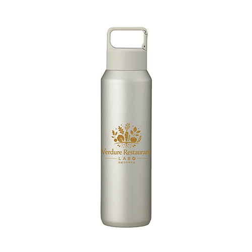 真空セラミック炭酸ボトル(800ml)(グレージュ)