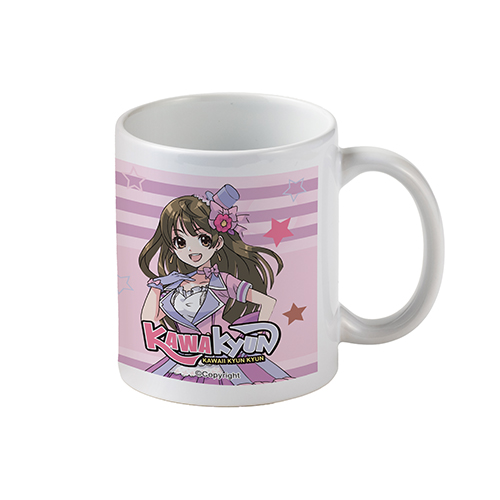 フルカラー転写対応陶器マグカップ(320ml)(白)