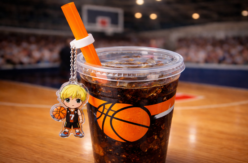 ストローチャームの使用イメージ