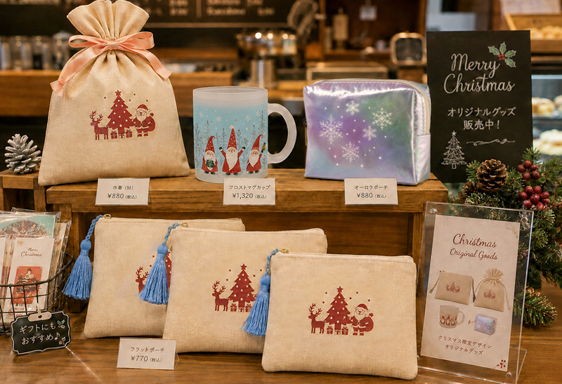 クリスマスにおすすめのオリジナルグッズイメージ